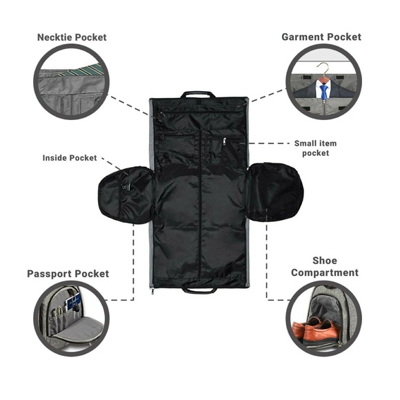 Crospack Bags Convertible Garment Duffel Bag 55l Hanging Travel